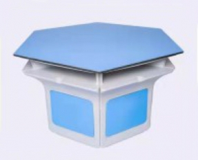 YL-0801-六邊形(xíng)實驗桌(zhuō)-實驗室(shi)配件